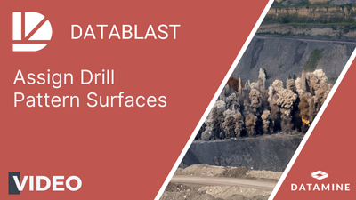 Video example of how to assign drill pattern surfaces